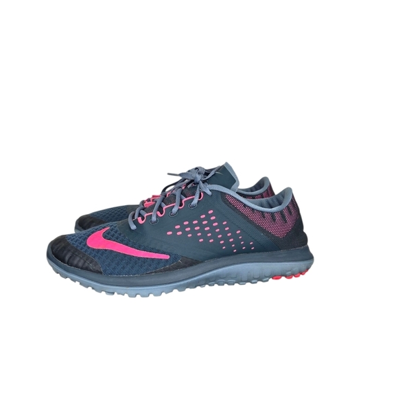 Nike Shoes - Nike FS Lite Run 2 Gray/Pink Running Shoes 684667-005 Womens Size 8.5